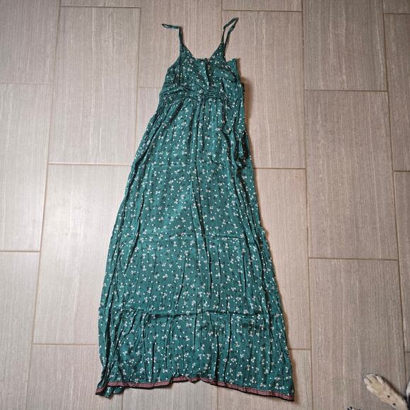 Billabong Soft Seas Maxi Dress Green Medium - Picture 7 of 9